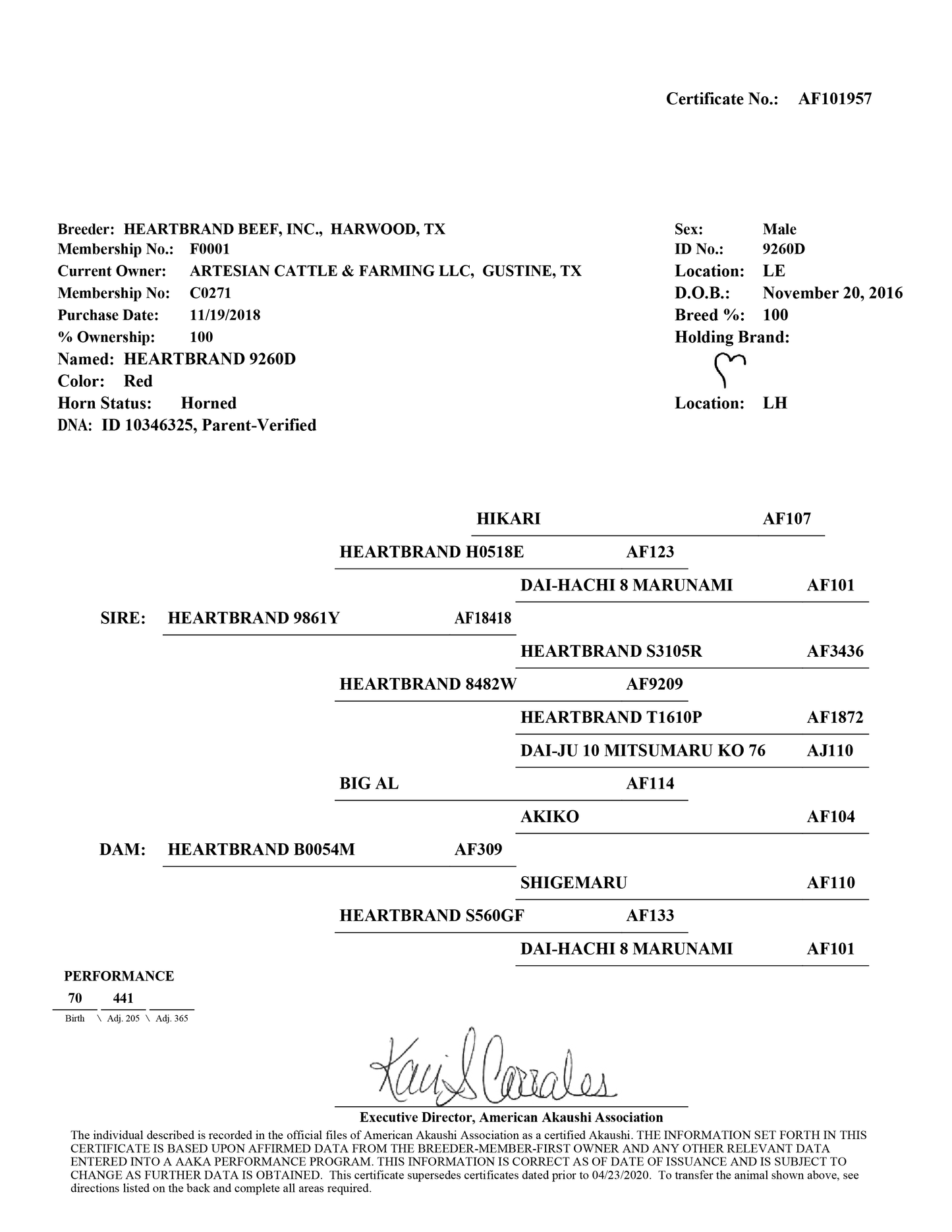 Semen - Heartbrand - 9260D