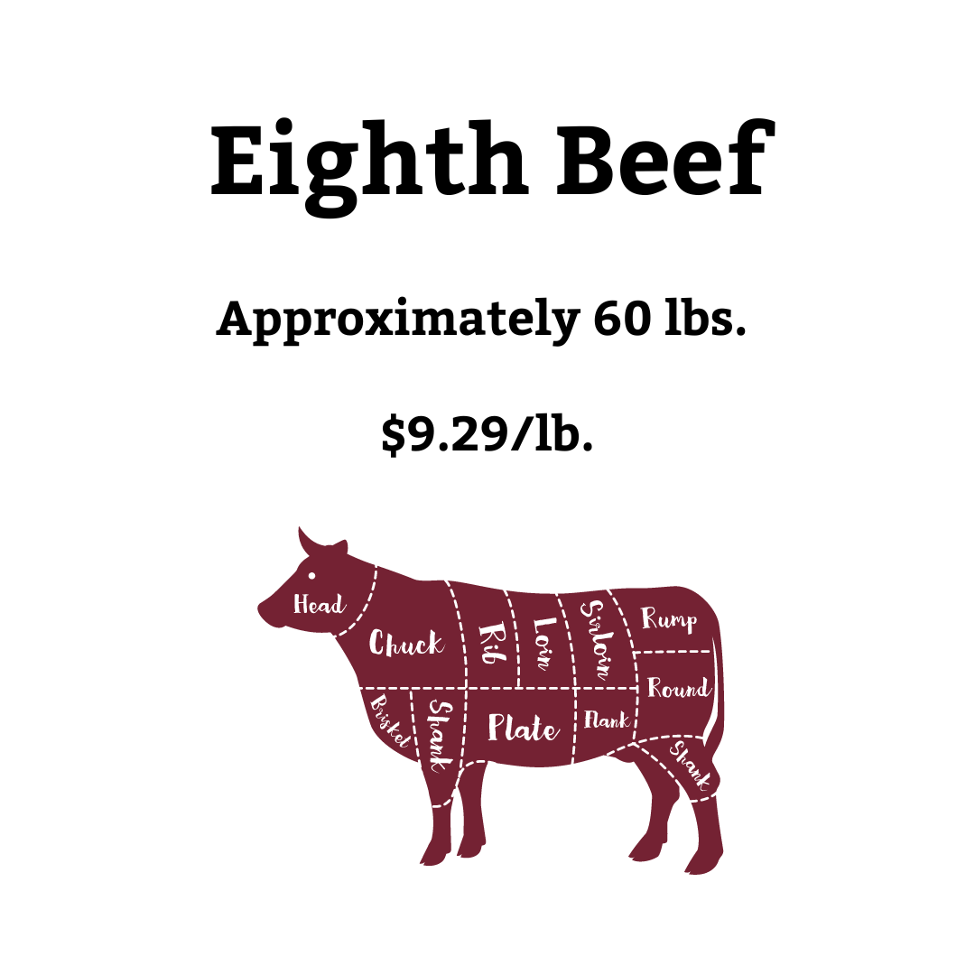 Eighth Beef - per lb.