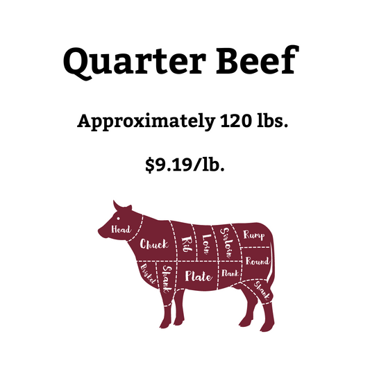 Quarter Beef - per lb.